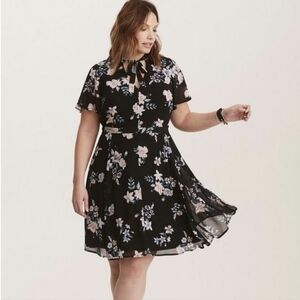 TORRID Chiffon Skater Dress